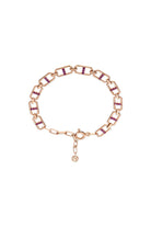Nayra Jewelry-Sequence Chain Bilezik Pembe-Bileklik-1-Milagron.com