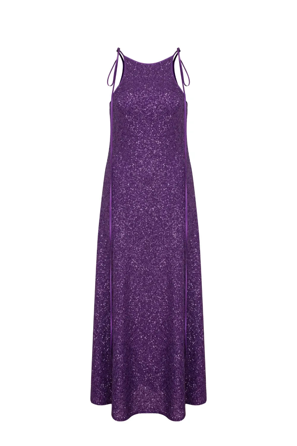Nazlı Ceren-Addie Payetli Elbise Sparkling Grape-Elbise-4-Milagron.com