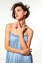 Nazlı Ceren-Adele Elbise Mavi-Elbise-5-Milagron.com