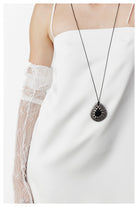 Nazlı Ceren-Aella Saten Elbise Beyaz-Elbise-4-Milagron.com