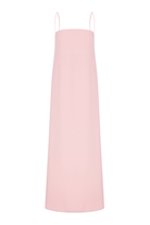 Aella Saten Elbise Pembe