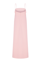 Aella Saten Elbise Pembe