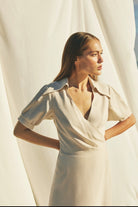 Nazlı Ceren-Agon Wrap Elbise-Elbise-3-Milagron.com