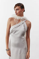 Nazlı Ceren-Aimee Uzun Saten Elbise-Elbise-2-Milagron.com