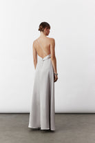 Nazlı Ceren-Aimee Uzun Saten Elbise-Elbise-3-Milagron.com