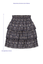 Nazlı Ceren-Amy Koton Mini Etek Kahverengi-Etek-6-Milagron.com