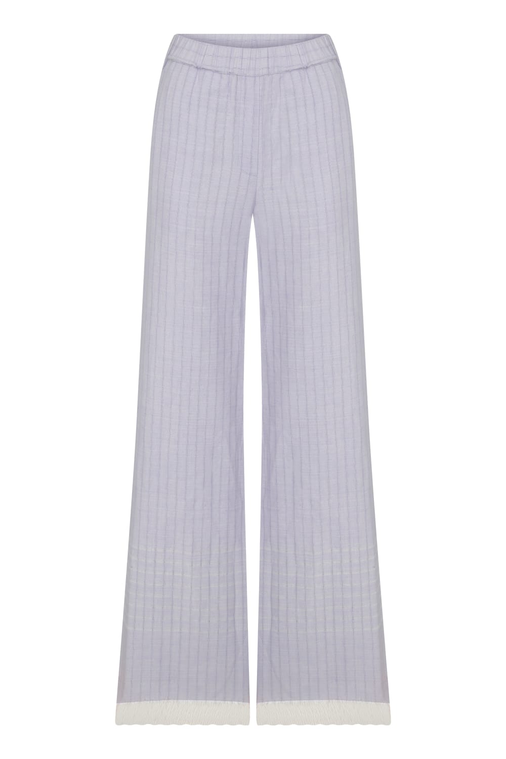 Nazlı Ceren-Anville Wide Leg Keten Pantolon-Pantolon-1-Milagron.com