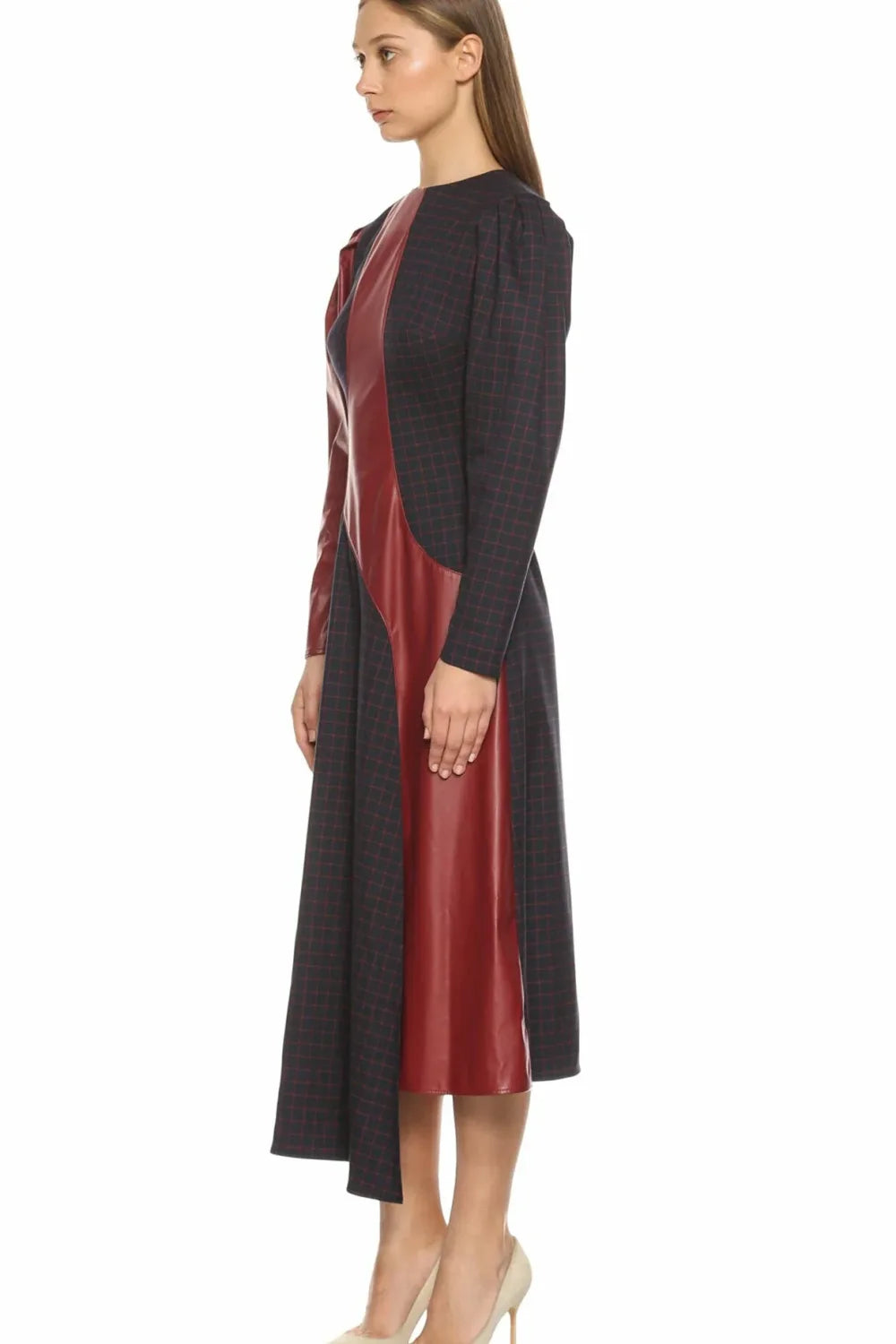 Nazlı Ceren-Bitte Midi Elbise-Elbise-7-Milagron.com