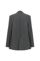 Nazlı Ceren-Boxy Blazer Gri-Ceket-2-Milagron.com