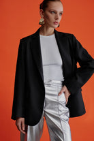 Nazlı Ceren-Boxy Blazer Siyah-Ceket-2-Milagron.com