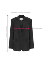 Nazlı Ceren-Boxy Blazer Siyah-Ceket-3-Milagron.com