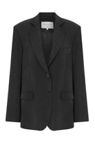 Nazlı Ceren-Boxy Blazer Siyah-Ceket-4-Milagron.com