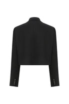 Boxy Cropped Ceket Siyah