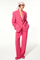 Nazlı Ceren-Boxy Oversize Blazer Bubble Gum Pink-Ceket-4-Milagron.com