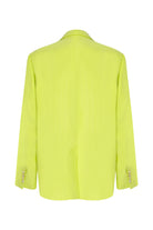 Nazlı Ceren-Boxy Oversize Blazer Lime-Ceket-2-Milagron.com
