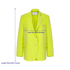 Nazlı Ceren-Boxy Oversize Blazer Lime-Ceket-6-Milagron.com