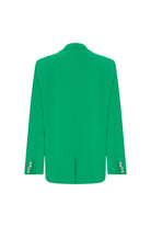 Nazlı Ceren-Boxy Oversize Blazer Vert De Noel-Ceket-1-Milagron.com