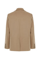 Nazlı Ceren-Boxy Oversize Yün Blazer Camel-Ceket-2-Milagron.com