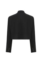 Nazlı Ceren-Boxy Siyah Kısa Ceket-Ceket-2-Milagron.com