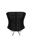 Nazlı Ceren-Bridget Saten Korse Siyah-Büstiyer-8-Milagron.com