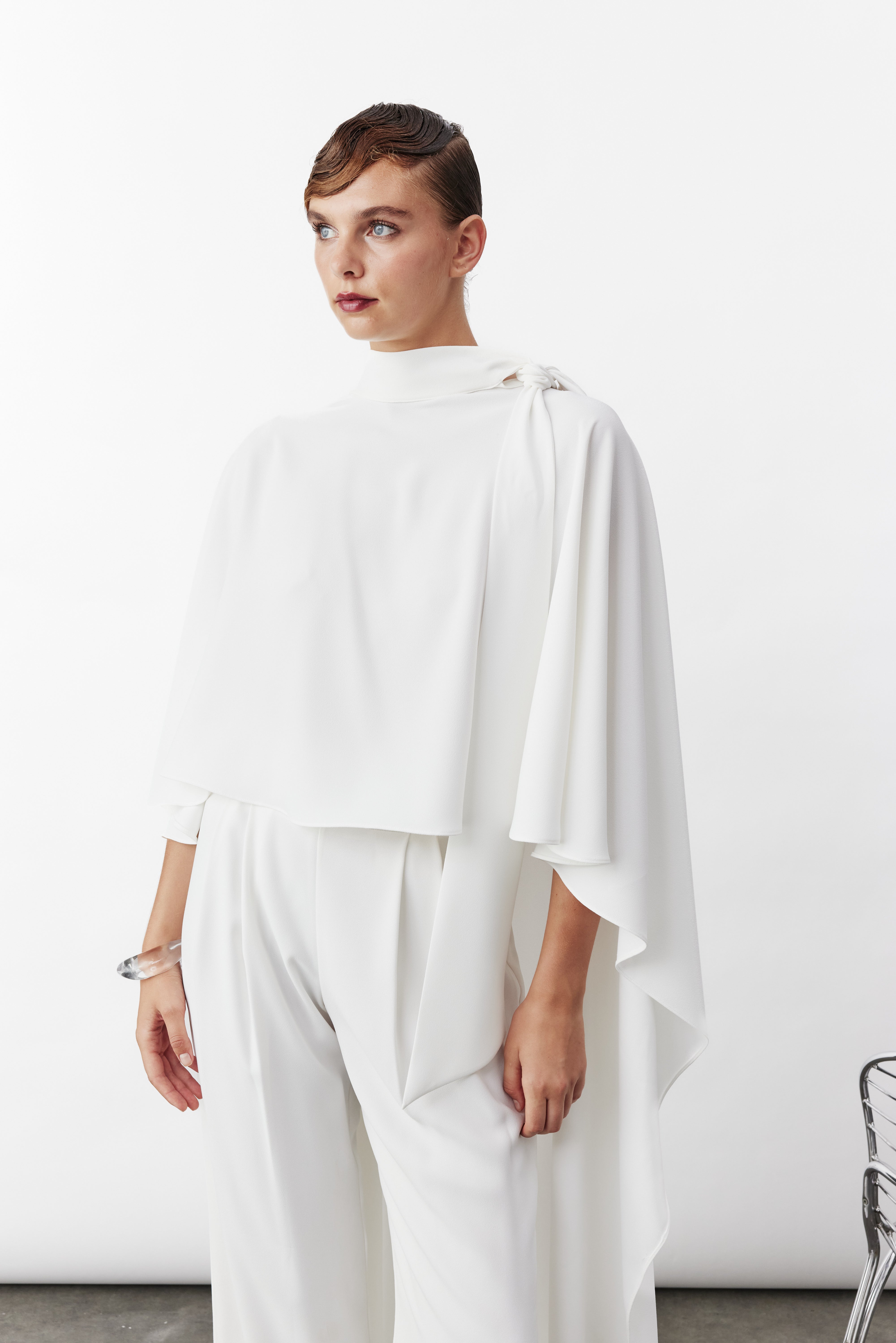 Cape Satin Drape Set