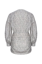 Nazlı Ceren-Carlotte Mini Koton Elbise Beyaz-Elbise-2-Milagron.com