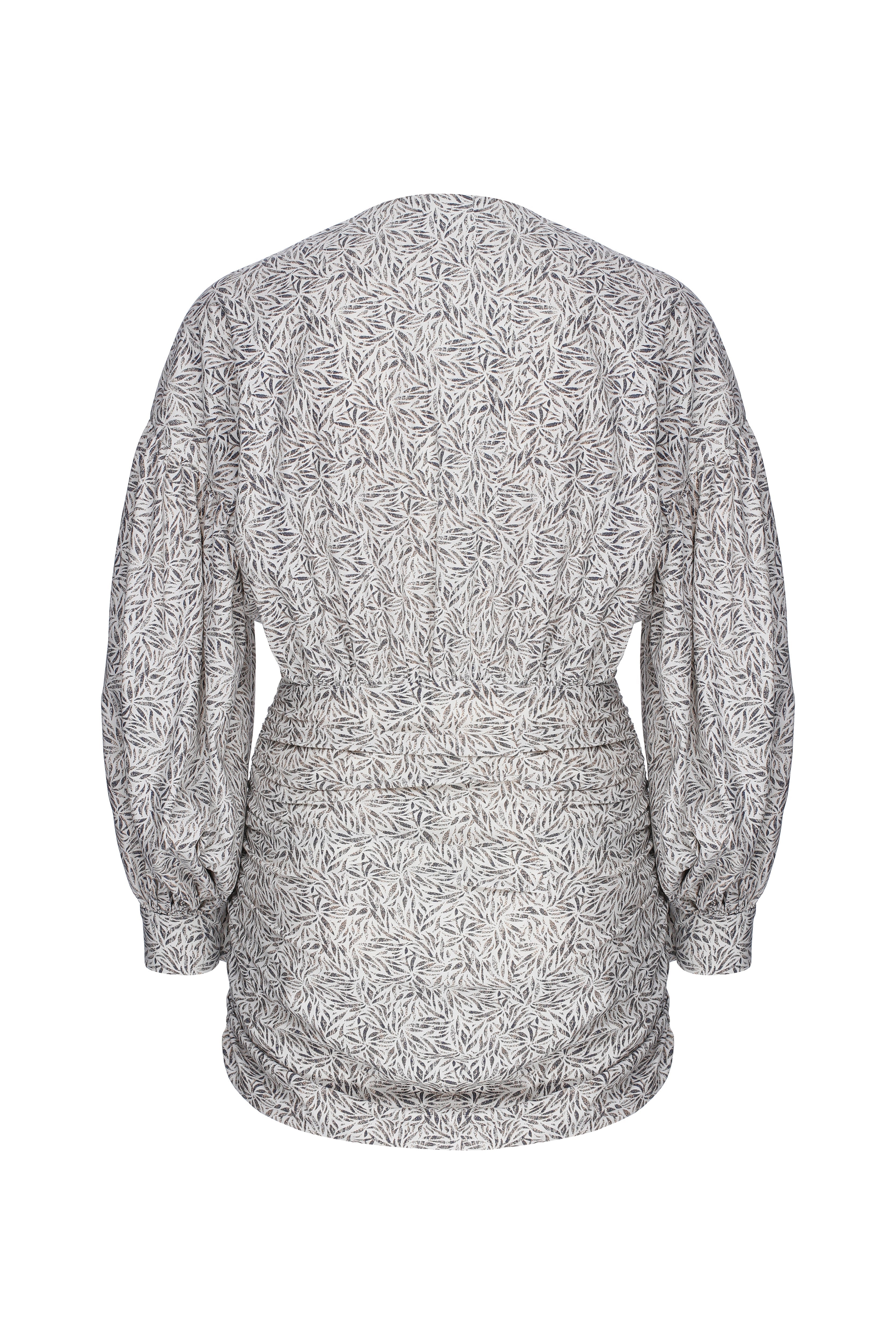 Nazlı Ceren-Carlotte Mini Koton Elbise Beyaz-Elbise-2-Milagron.com