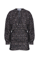 Nazlı Ceren-Carlotte Mini Koton Elbise Brown-Elbise-1-Milagron.com