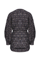 Nazlı Ceren-Carlotte Mini Koton Elbise Brown-Elbise-2-Milagron.com