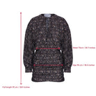 Nazlı Ceren-Carlotte Mini Koton Elbise Brown-Elbise-5-Milagron.com