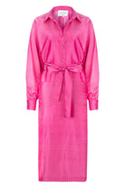 Nazlı Ceren-Cassin İpek şantuk Gömlek Elbise-Elbise-1-Milagron.com