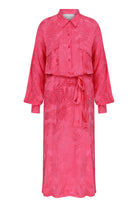 Nazlı Ceren-Cassin Jakarlı Gömlek Elbise-Elbise-6-Milagron.com