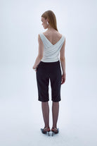 Nazlı Ceren-Cheri Jarse Bluz Beyaz-Blouse-5-Milagron.com