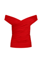 Nazlı Ceren-Cheri Jarse Bluz Kırmızı-Bluz-5-Milagron.com