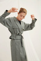 Nazlı Ceren-Eliza Asimetrik Yün Etek-Etek-1-Milagron.com