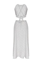 Nazlı Ceren-Eloise Halka Detaylı Koton Elbise-Elbise-2-Milagron.com