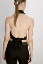 Nazlı Ceren-Franca Jarse Bluz Siyah-Büstiyer-5-Milagron.com