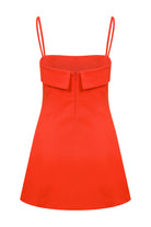 Nazlı Ceren-Gaia Koton Mini Elbise Tangerine-Elbise-2-Milagron.com