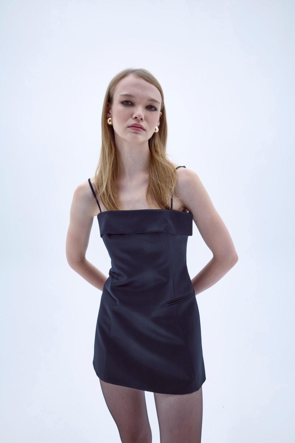 Nazlı Ceren-Gaia Siyah Mini Elbise-Elbise-3-Milagron.com