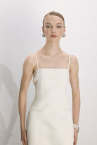 Nazlı Ceren-Gaia Uzun Elbise Vanilya Ice-Elbise-2-Milagron.com