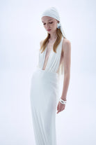 Nazlı Ceren-Ines Jarse Beyaz Elbise-Elbise-4-Milagron.com