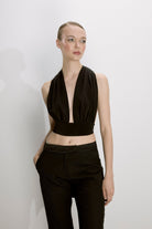 Nazlı Ceren-Ines Jarse Bluz Siyah-Büstiyer-2-Milagron.com