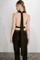 Nazlı Ceren-Ines Jarse Bluz Siyah-Büstiyer-5-Milagron.com