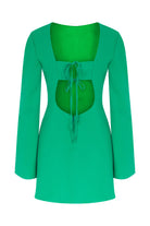 Nazlı Ceren-Ira Sırt Dekolteli Mini Elbise-Elbise-2-Milagron.com