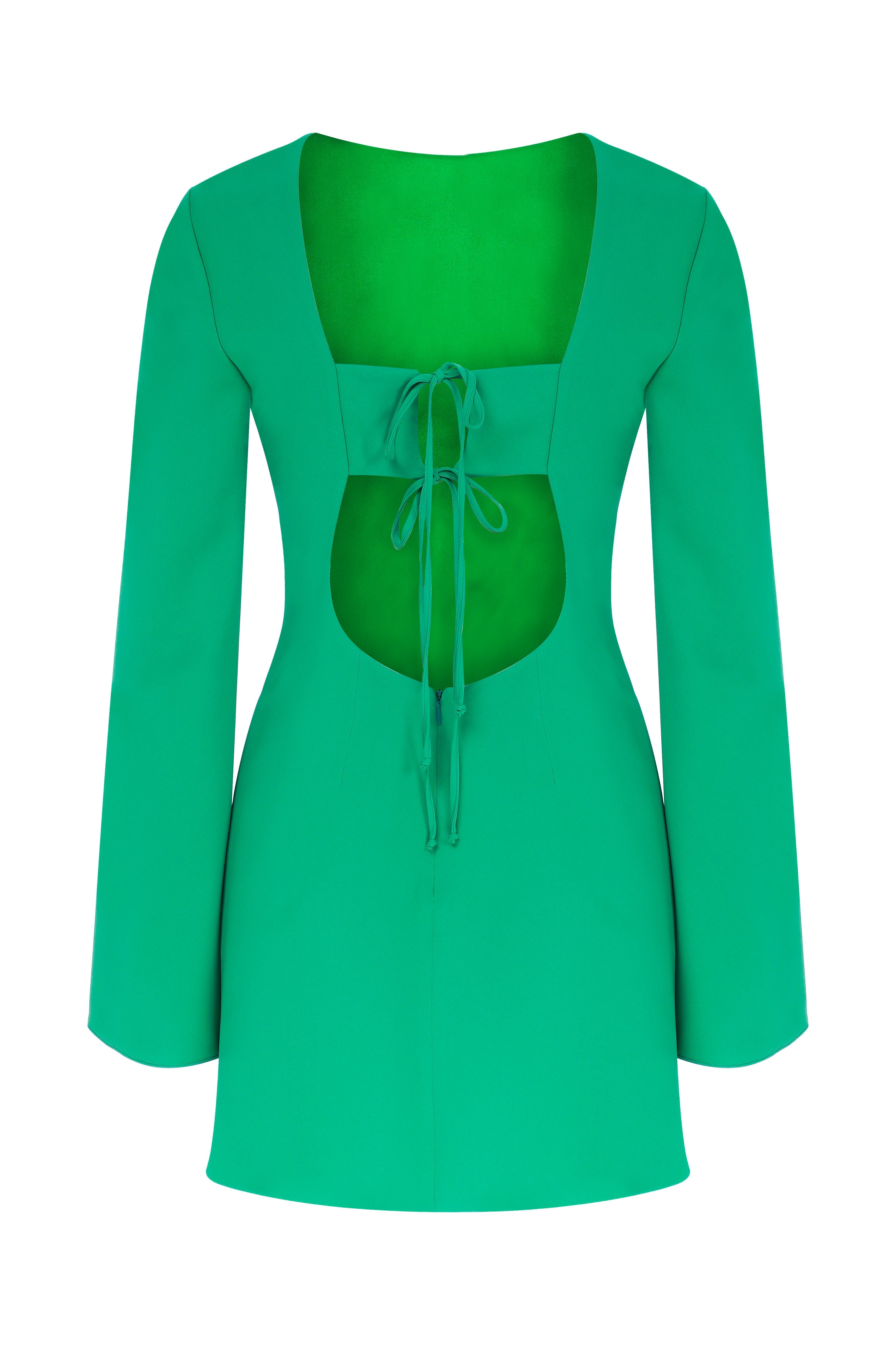 Nazlı Ceren-Ira Sırt Dekolteli Mini Elbise-Elbise-2-Milagron.com