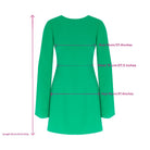 Nazlı Ceren-Ira Sırt Dekolteli Mini Elbise-Elbise-6-Milagron.com