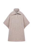 Nazlı Ceren-Jarine Yün Karışımlı Panço-Panço-1-Milagron.com