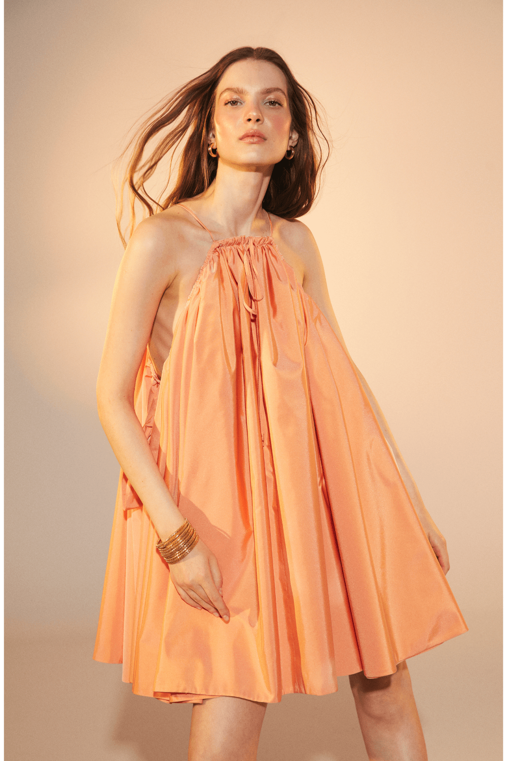 Nazlı Ceren-Joy Elbise Golden Poppy-Elbise-1-Milagron.com