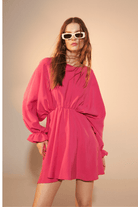 Nazlı Ceren-July Elbise Virtual Pink-Elbise-1-Milagron.com