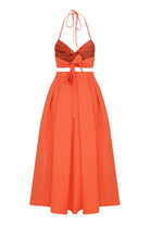 Nazlı Ceren-June Midi Etek Spicy Orange-Etek-5-Milagron.com